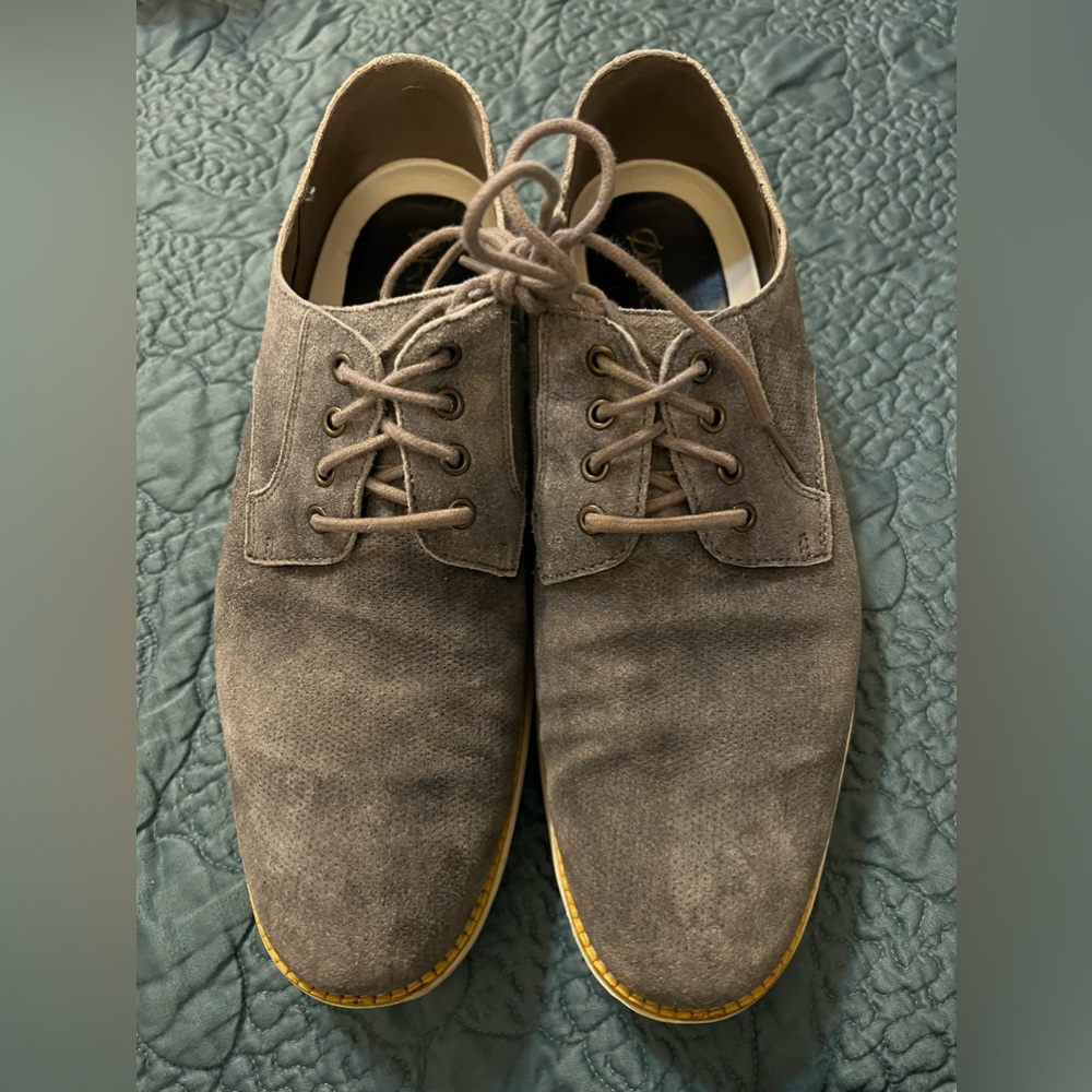 Grey suede Cole Haan loafers size 10m